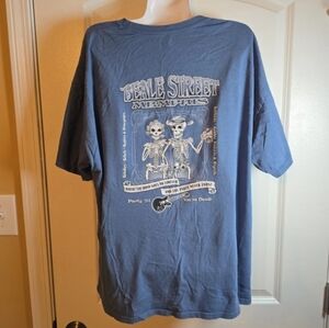Beale Street Memphis Blue Graphic T-Shirt